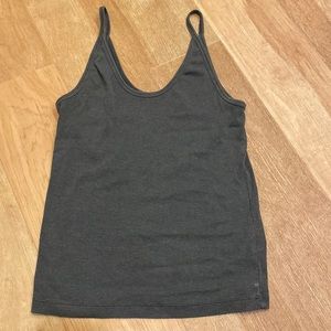 Gray lightweight tank top